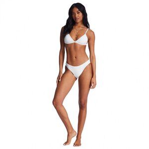 Billabong Tanlines Ceci Triangle Bikini Top and Bottom White Womens Size Small